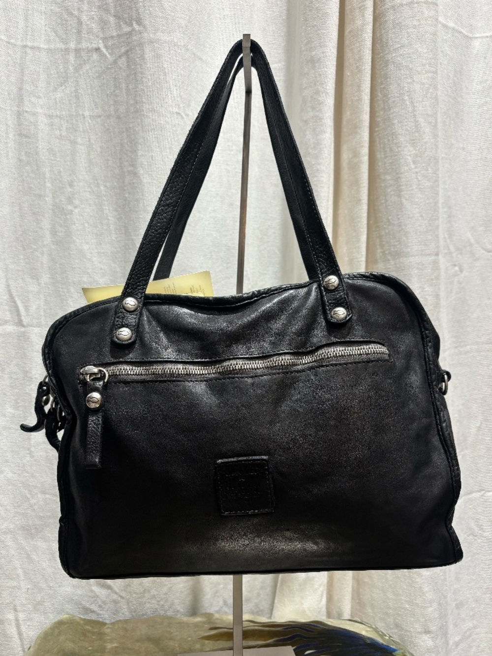 Campomaggi Leather Bag in Nero